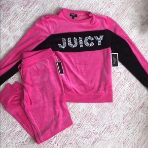NWT juicy couture track suit size medium